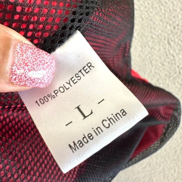 Death Road Records Track Suit Nylon Windbreaker Parachute Red Black Hooded - Picture 14 of 16